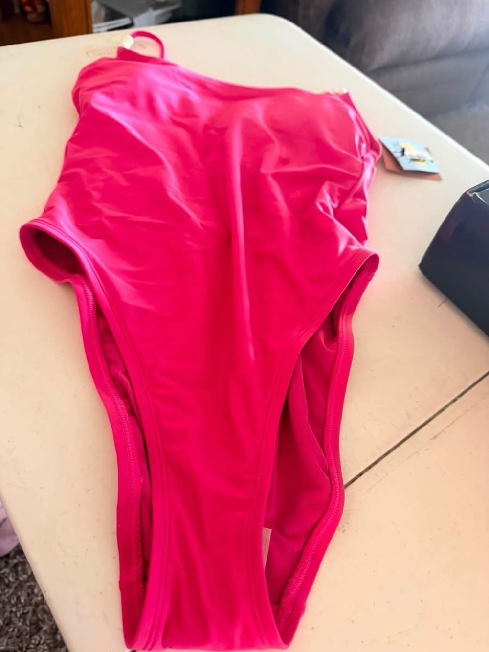 Shade & Shore Bright Pink One-Piece Girls Swimsuit